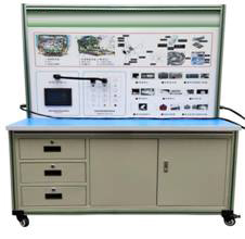 比亞迪e5ev450全故障設(shè)置和檢測(cè)教學(xué)實(shí)訓(xùn)系統(tǒng),中控臺(tái)